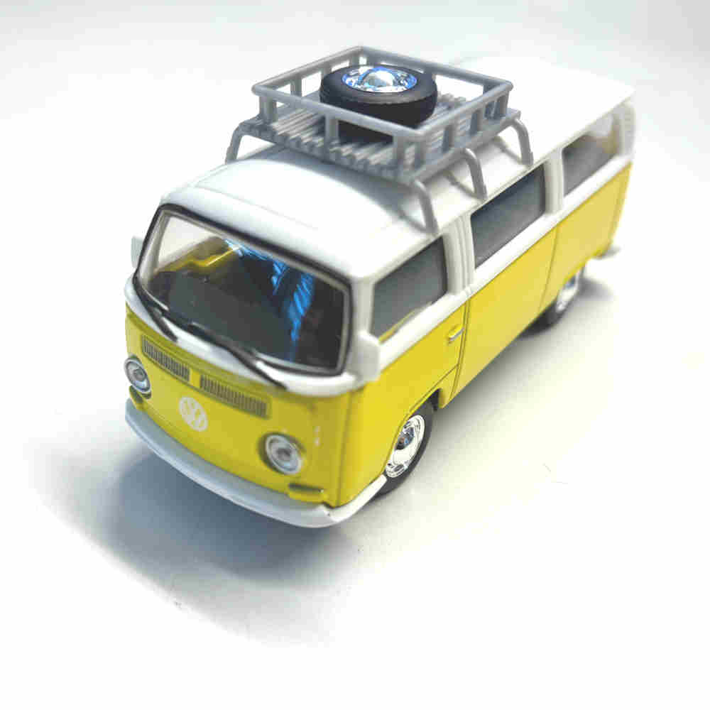 MAISTO VW T1 Bus Samba 1962 Weekender Dach-Gepäckträger Modell Maßstab: 1:40