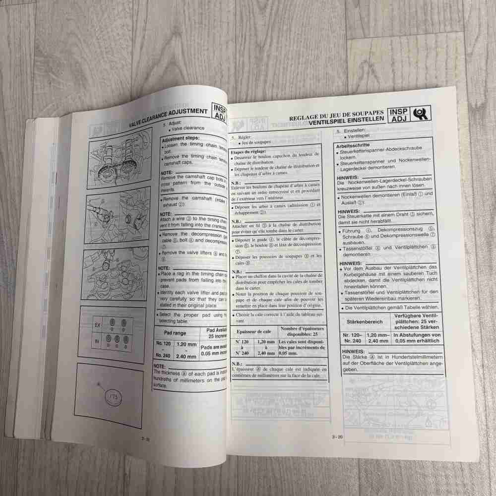 YAMAHA YZ426F(N)/LC 5JG-28199-81 2001 Motorrad-Handbuch gebraucht