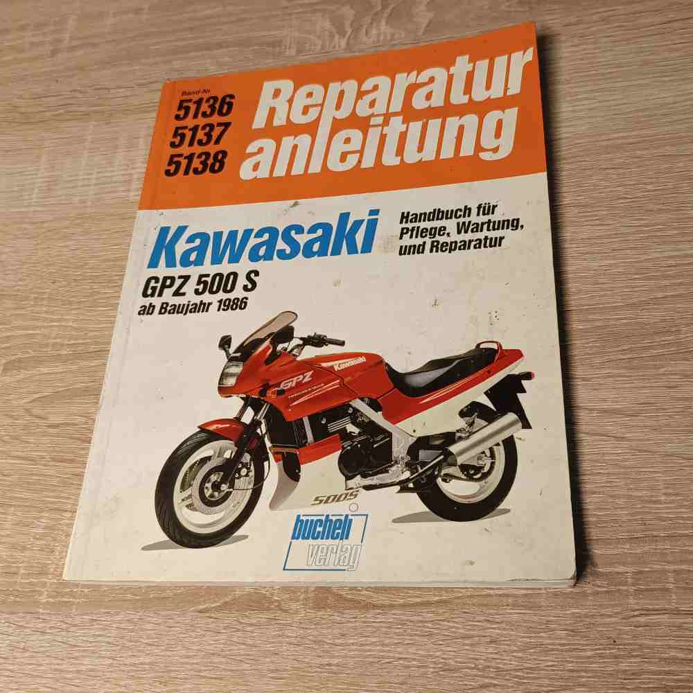 KAWASAKI GPZ 500s 1986-1993 EX500A 3-7168-1839-9 Motorrad-Handbuch gebraucht
