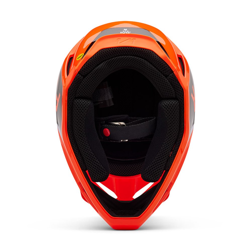 FOX V1 LEAN HELMET Motocross Helm Neon Orange