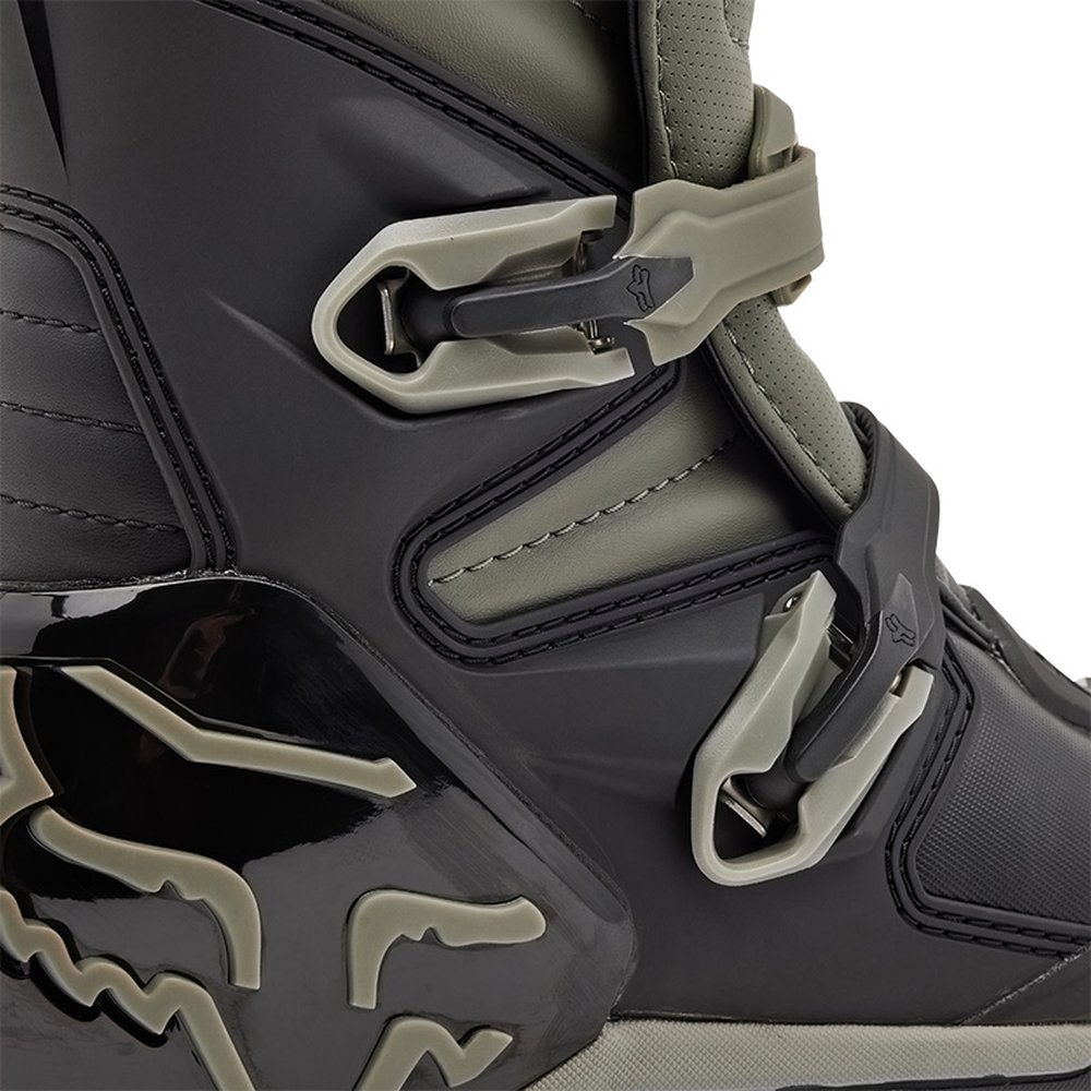 FOX COMP X BOOT Motocross Stiefel Grau/Schwarz