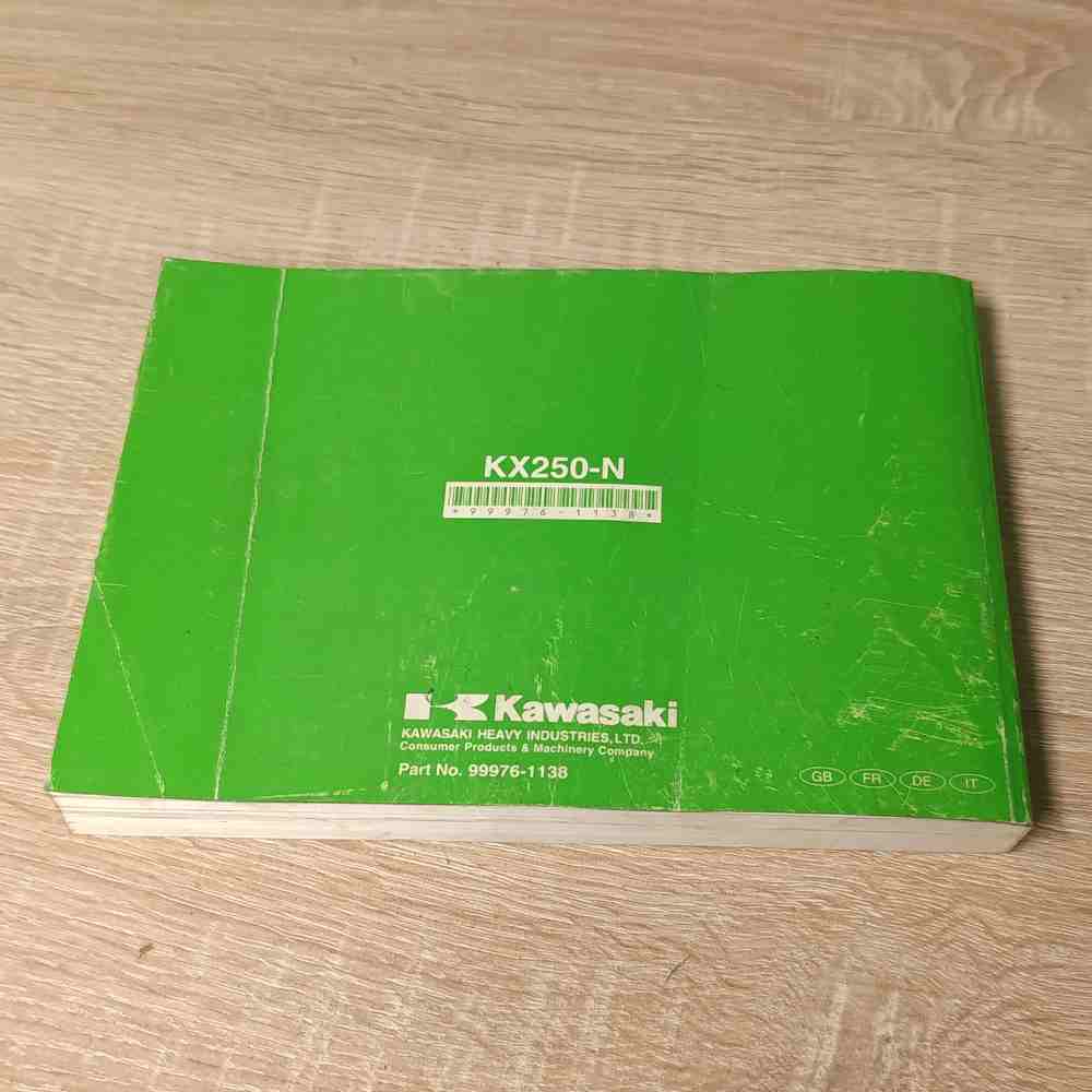 KAWASAKI KX250F (N) 2004 99976-1138 Motorrad-Handbuch gebraucht