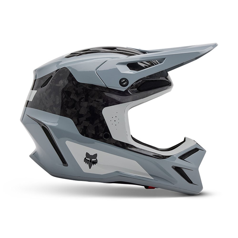 FOX V3 RS INFINITE Motocross Helm Cloud Grau