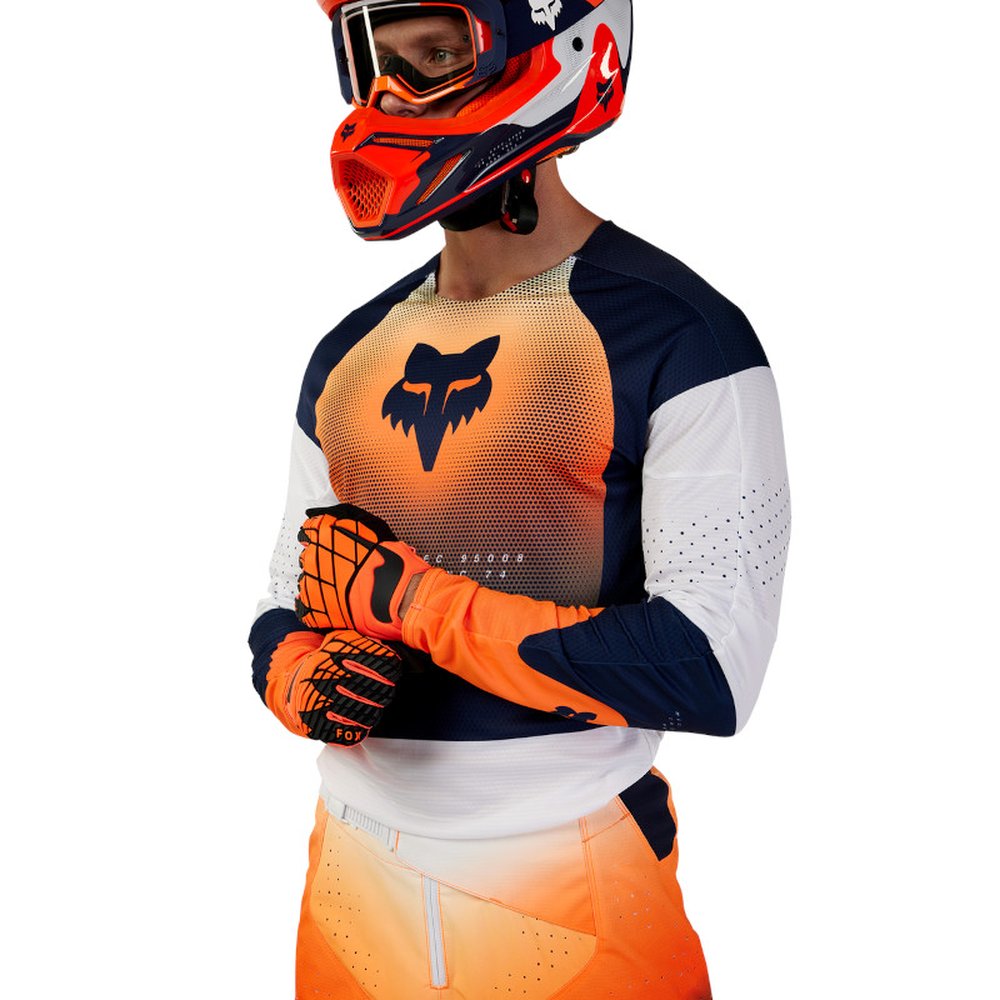 FOX 360 REVISE JERSEY Navy Blau/Orange