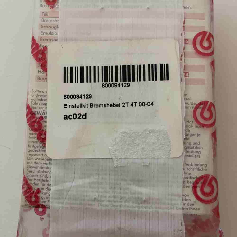 BREMBO Bremshebel Einstellkit 2T 4T 00-04 passend für Husqvarna Husaberg