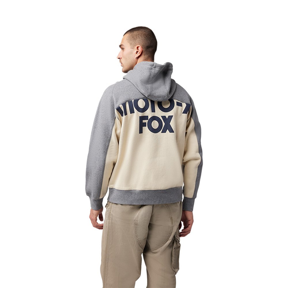 FOX MOTO-X OVERSIZED FLC PO Hoodie Kapuzen Pullover Heather Graphite