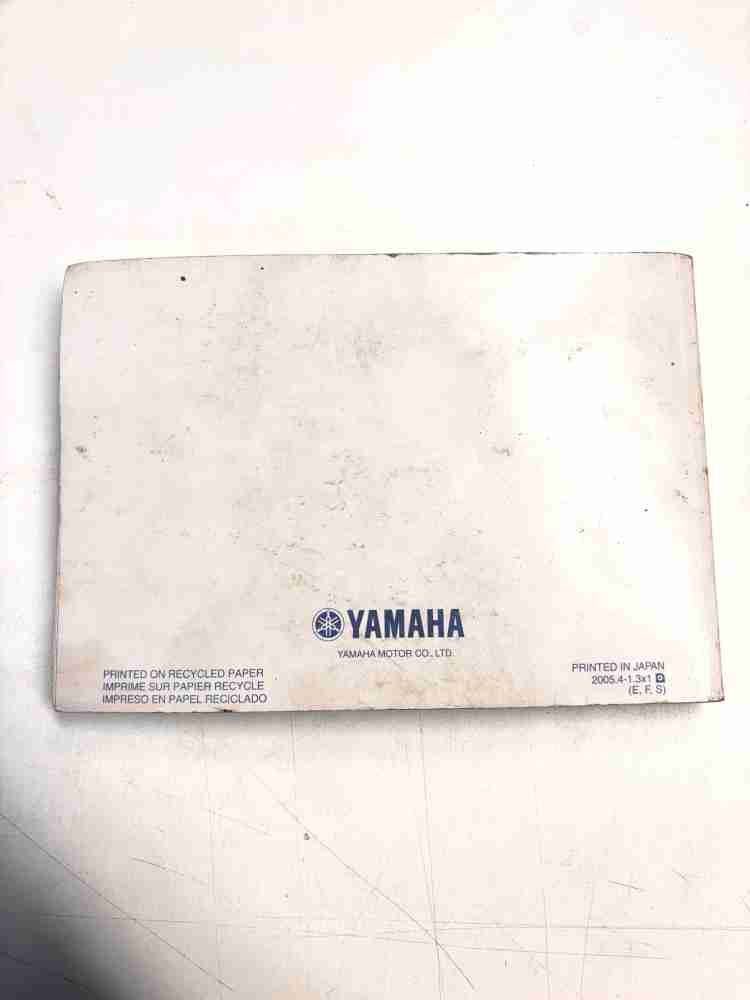 YAMAHA YFM700RV 2006 OEM 1S3-28199-60 Original Motorrad Handbuch gebraucht