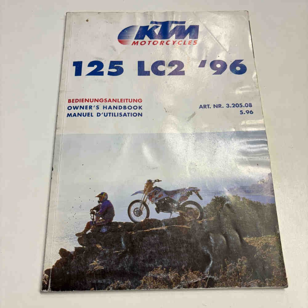 KTM 125 LC2 1996 320508 Motorrad-Handbuch gebraucht