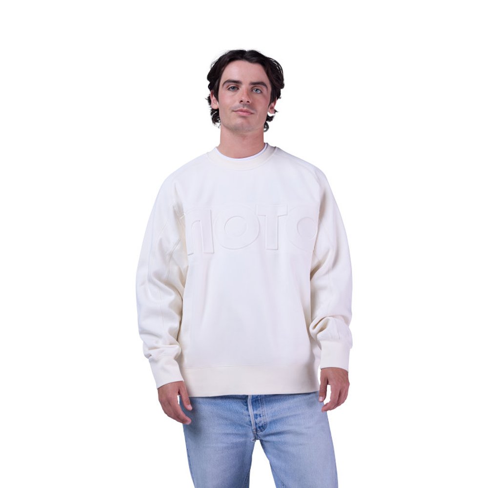 FOX MOTO-X OVERSIZED FLEECE CREW Sweatshirt Off White