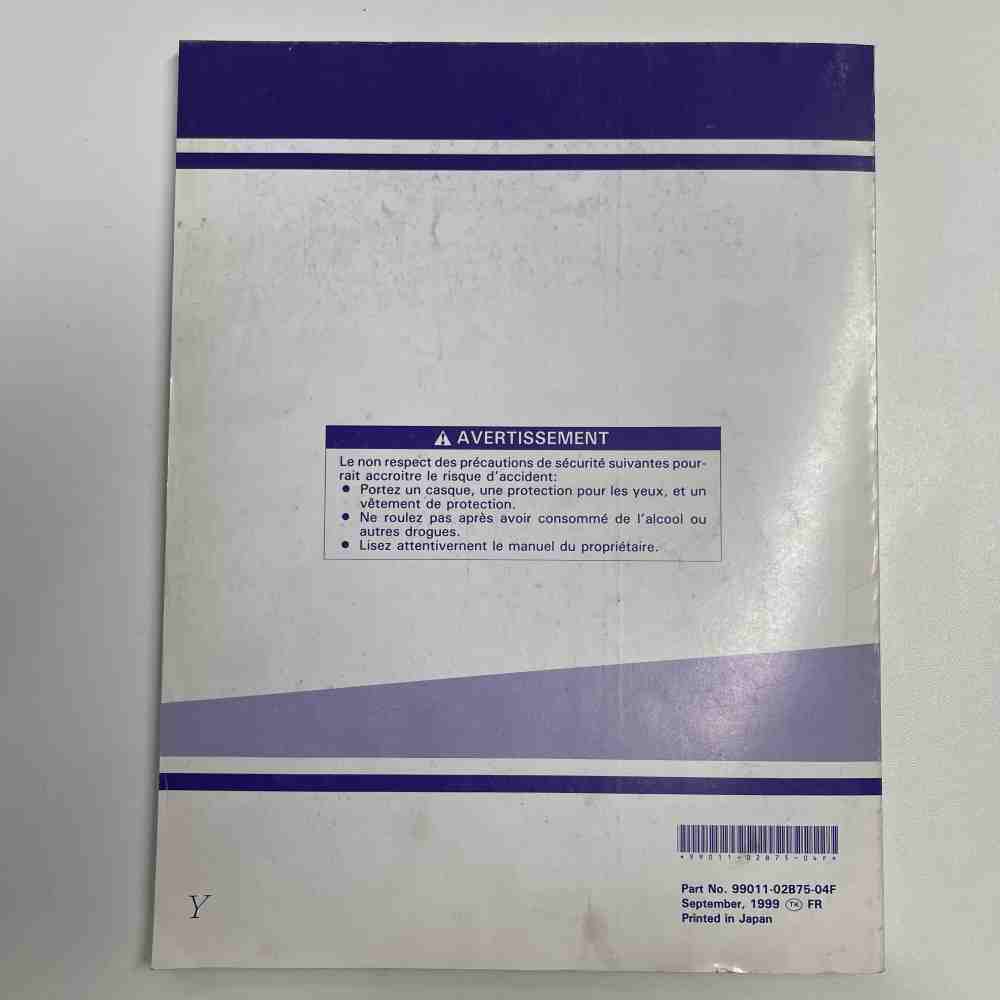 SUZUKI RM80/80X 2000 99011-02B75-04F Motorrad-Handbuch gebraucht