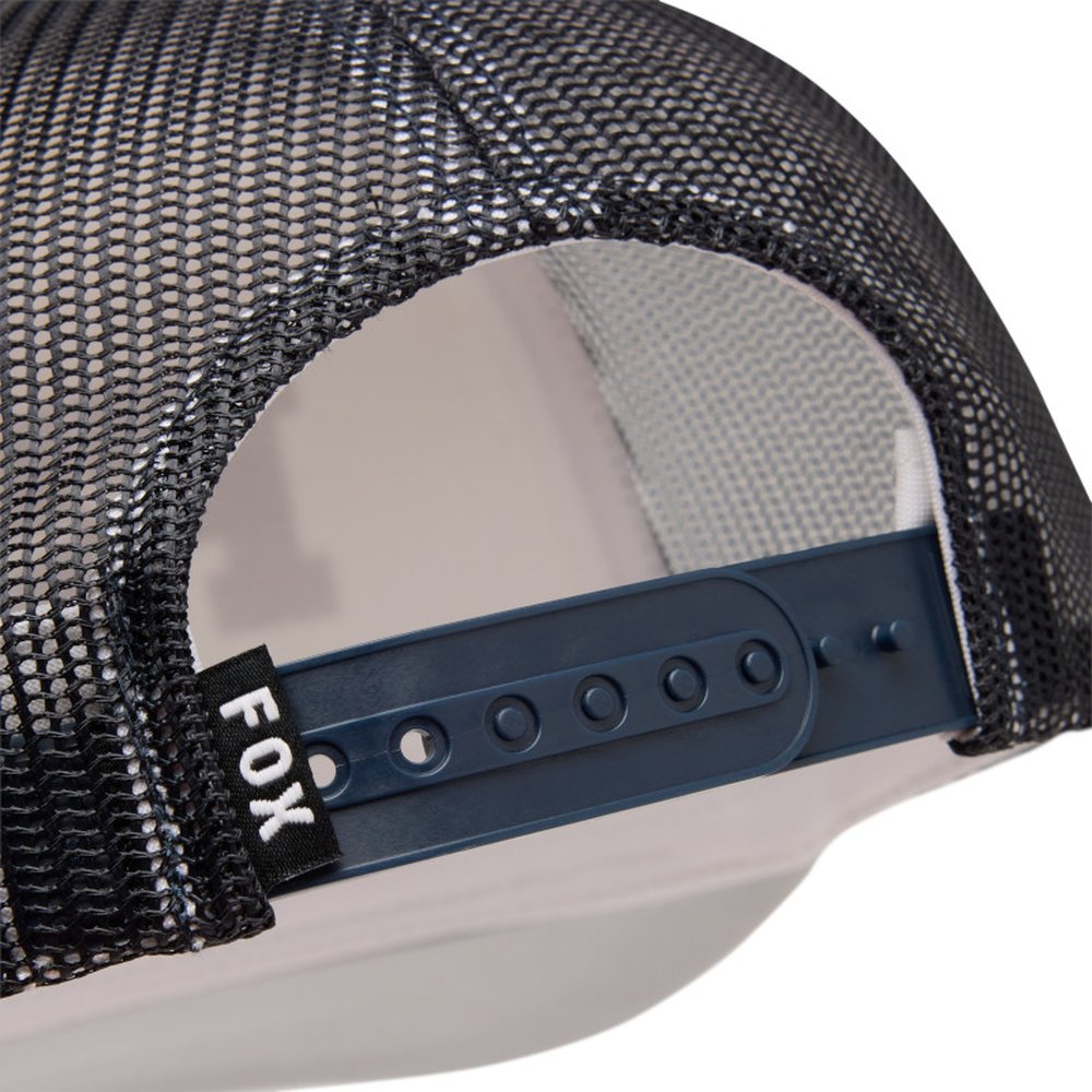 FOX YOUTH CHECKER MESH TRUCKER HAT Kappe für Kinder weiss