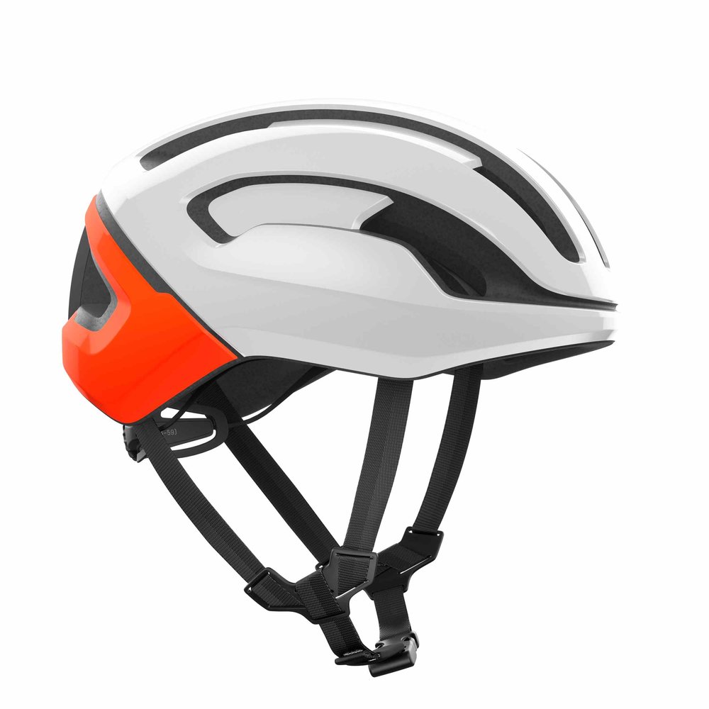 POC Omne Air MIPS Gravel Helm Hydrogen White/Fluorescent Orange