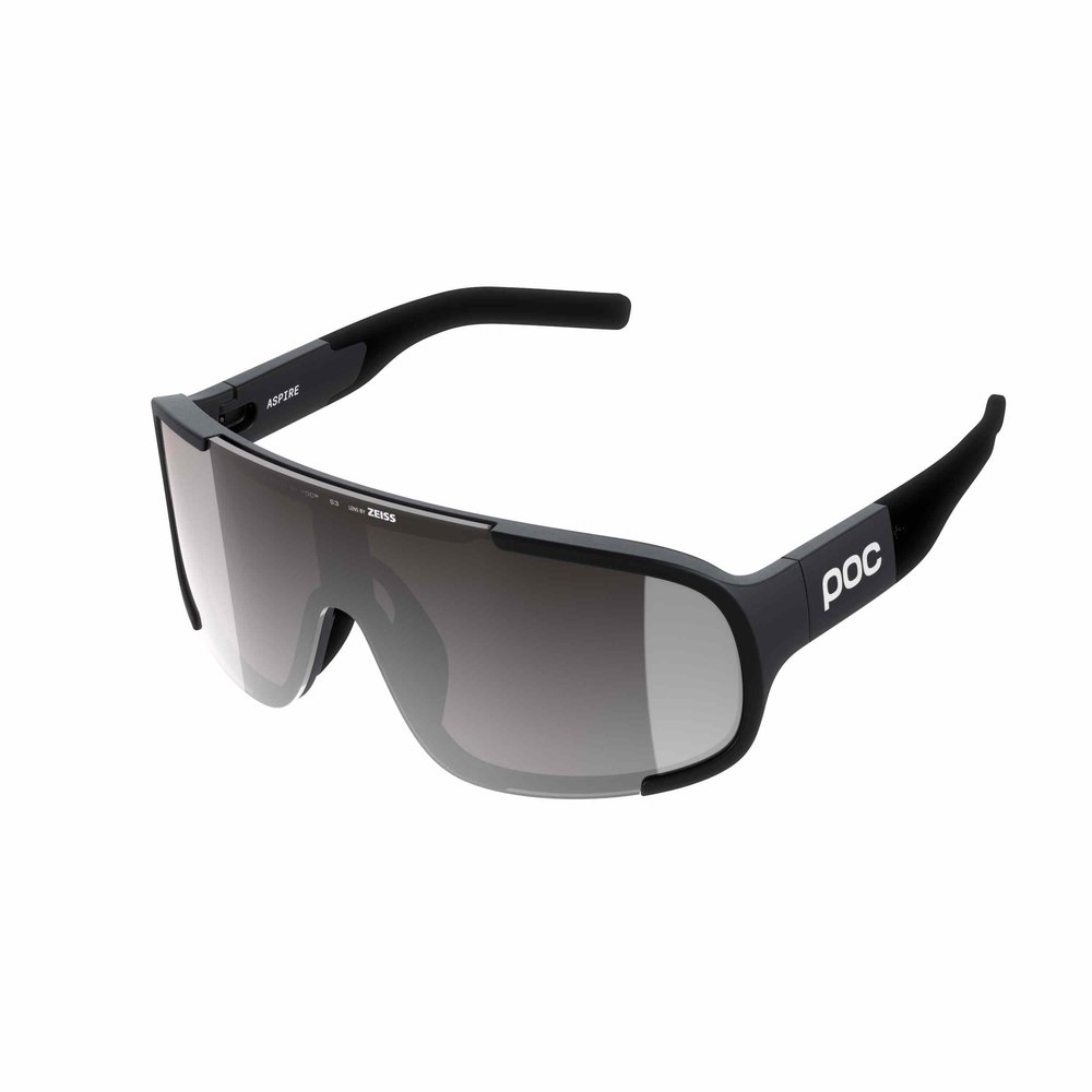 POC Aspire Gravel Brille Uranium Black/Clarity Road/Sunny Silver