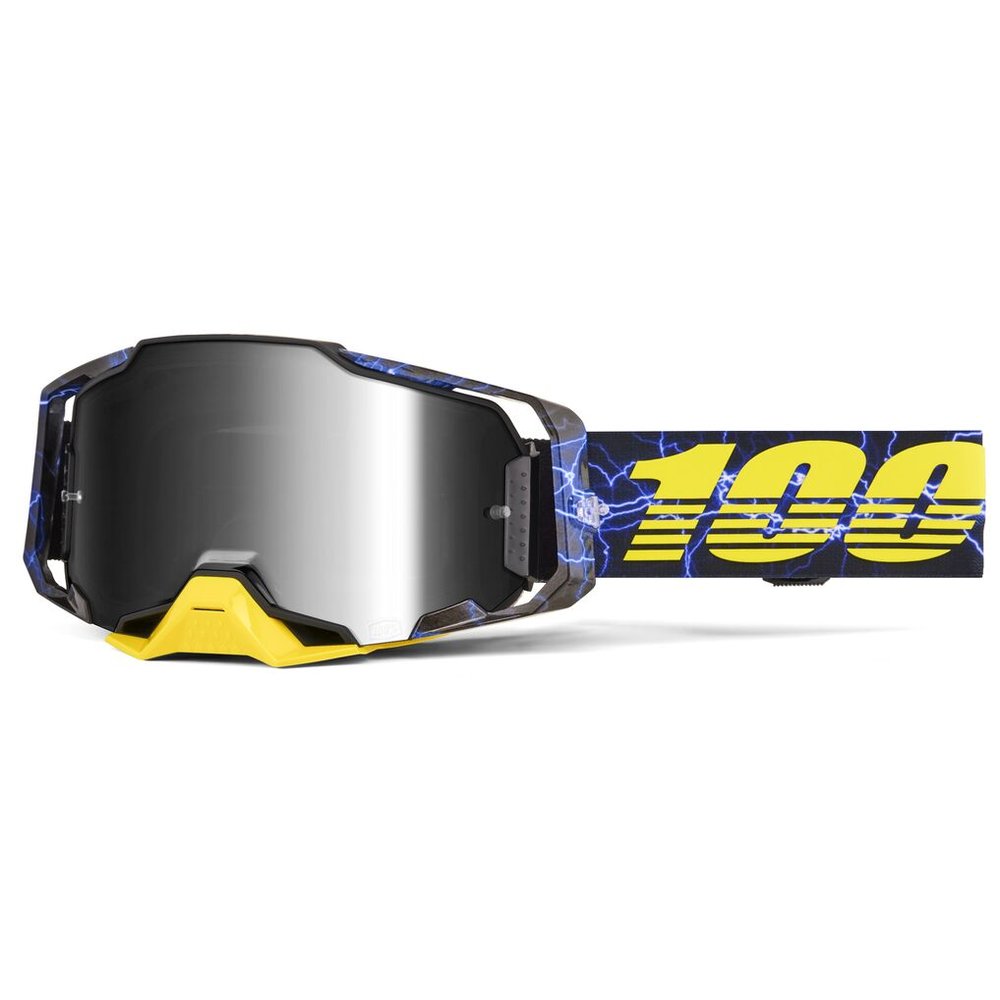 100% Armega Brille Furious silber verspiegelt