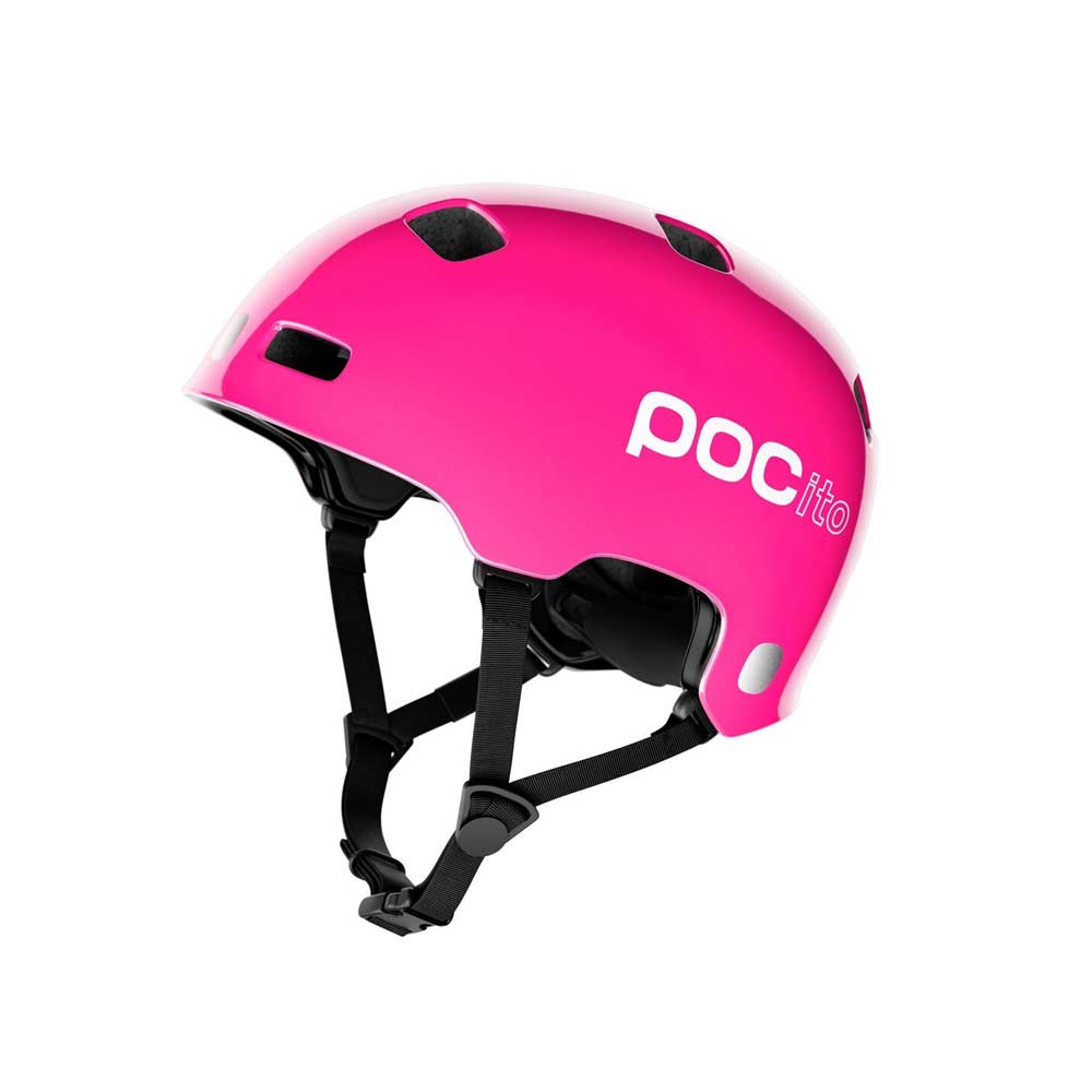 POC POCito Crane Mips MTB Helm fluorescent pink
