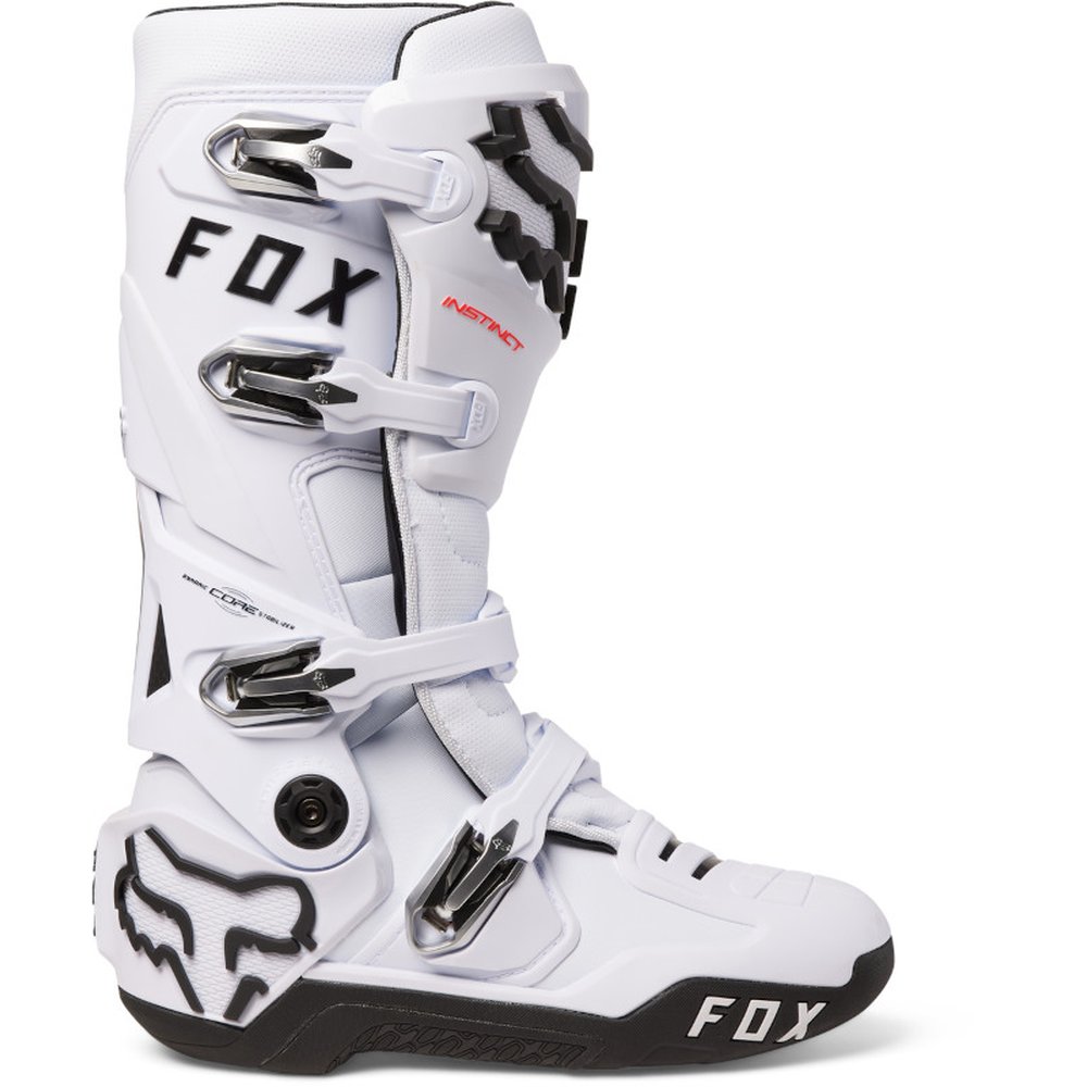 FOX INSTINCT Motocross Stiefel Weiss