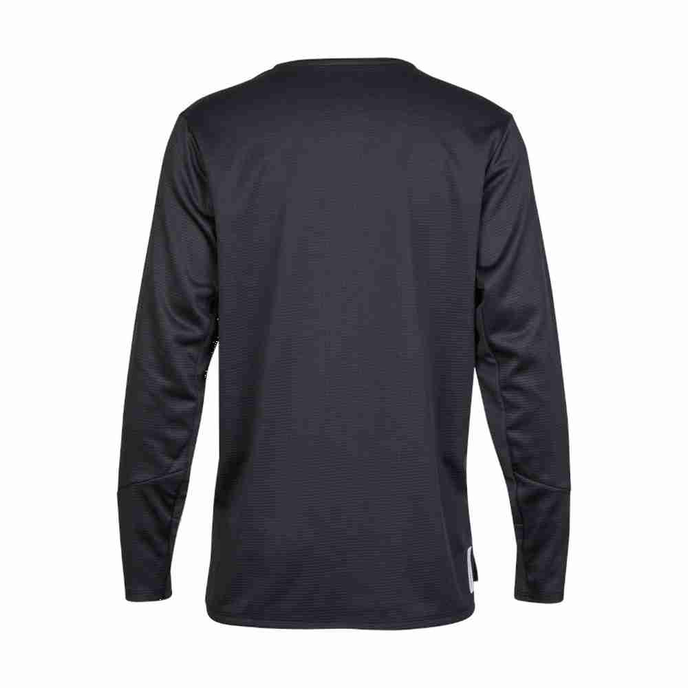 FOX YOUTH DEFEND MTB Jersey langärmlig Schwarz