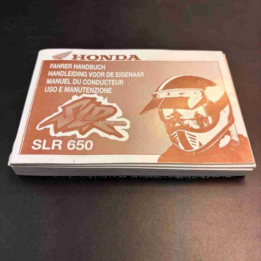 HONDA SLR 650 37MAK1GDFI 1997 1998 Fahrer Handbuch gebraucht
