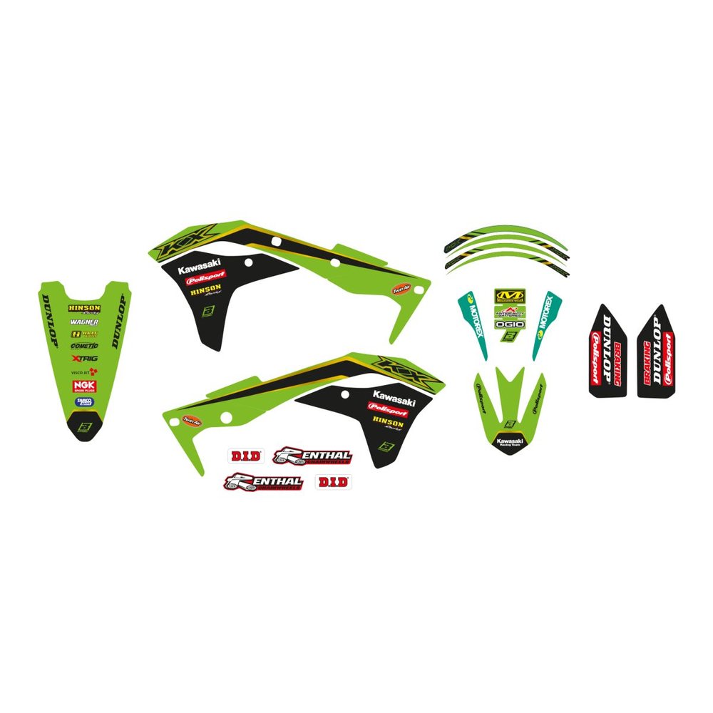 BLACKBIRD RACING Dekorsatz mit Sitzbankbezug Kawasaki