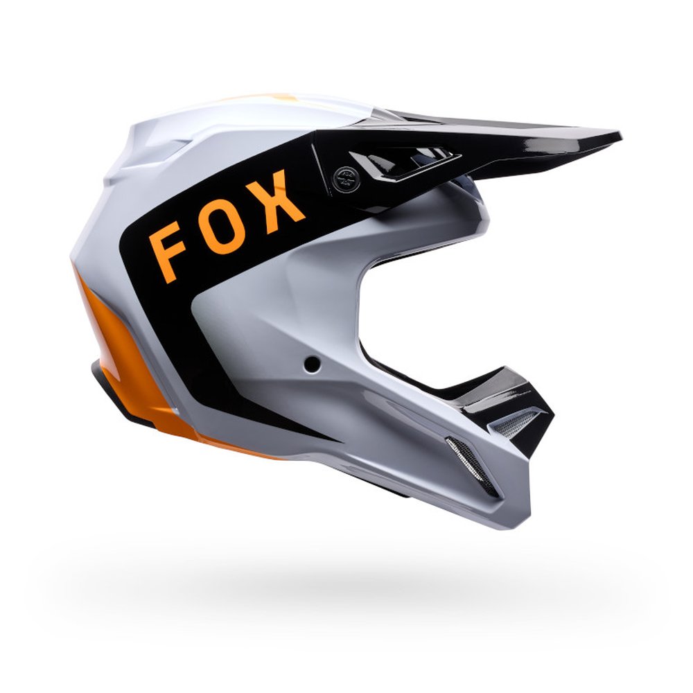 FOX YOUTH V1 NOBLE Motocross Helm schwarz/weiss