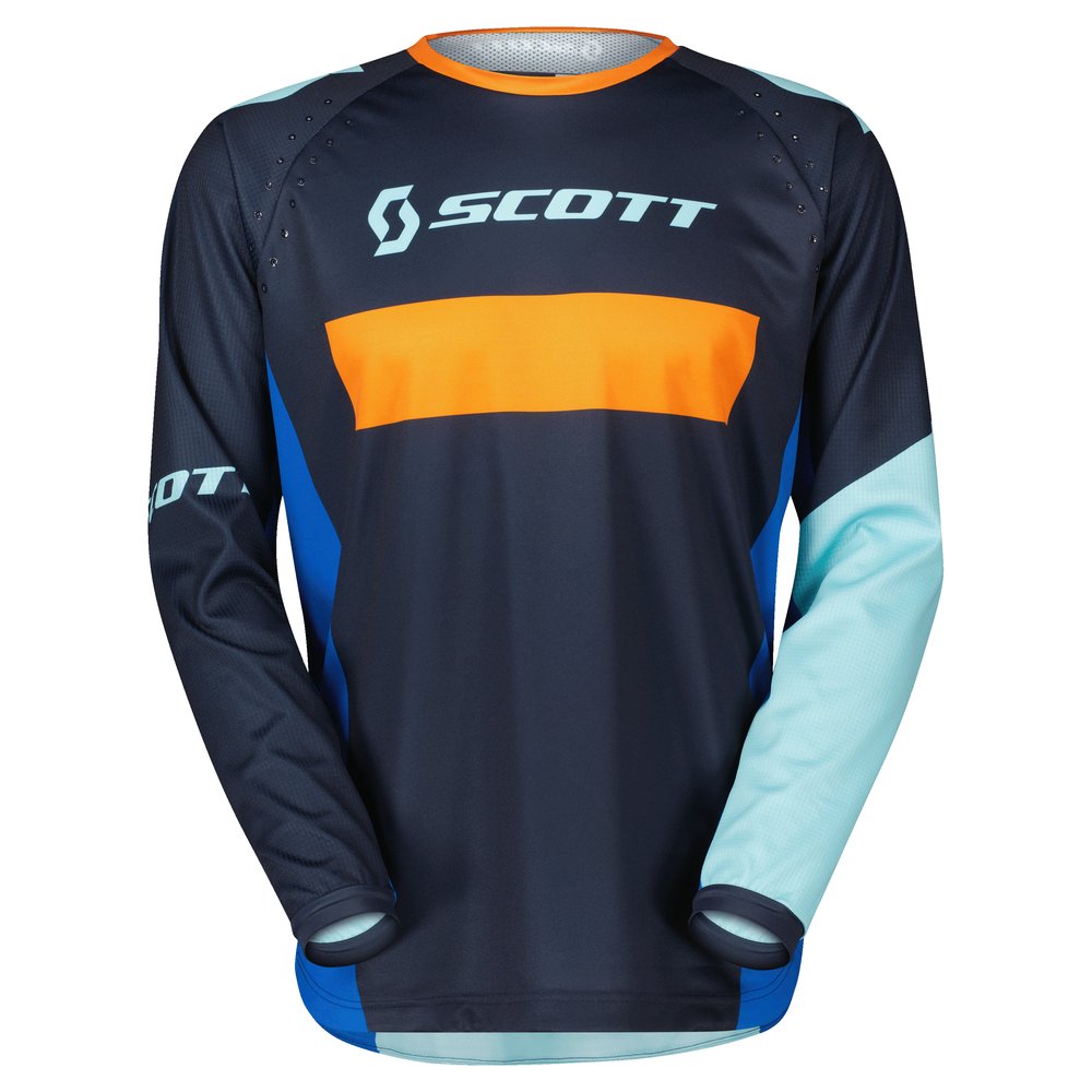 SCOTT 350 Race Junior Kinder Jersey blau orange SCOTT 350 Race Junior Kinder Jersey blau orange