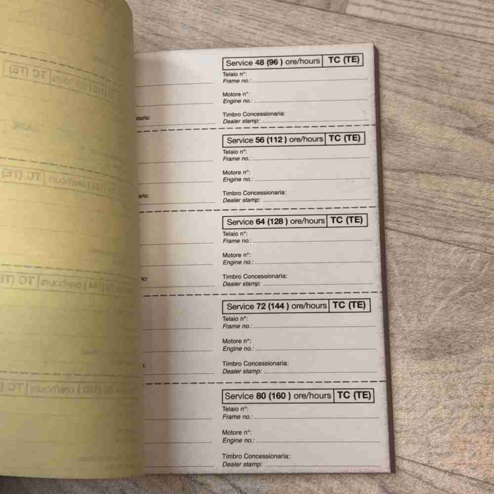 HUSQVARNA CR WR TC TE SMR Kauf-Anmeldung Buch Original OEM 800090573