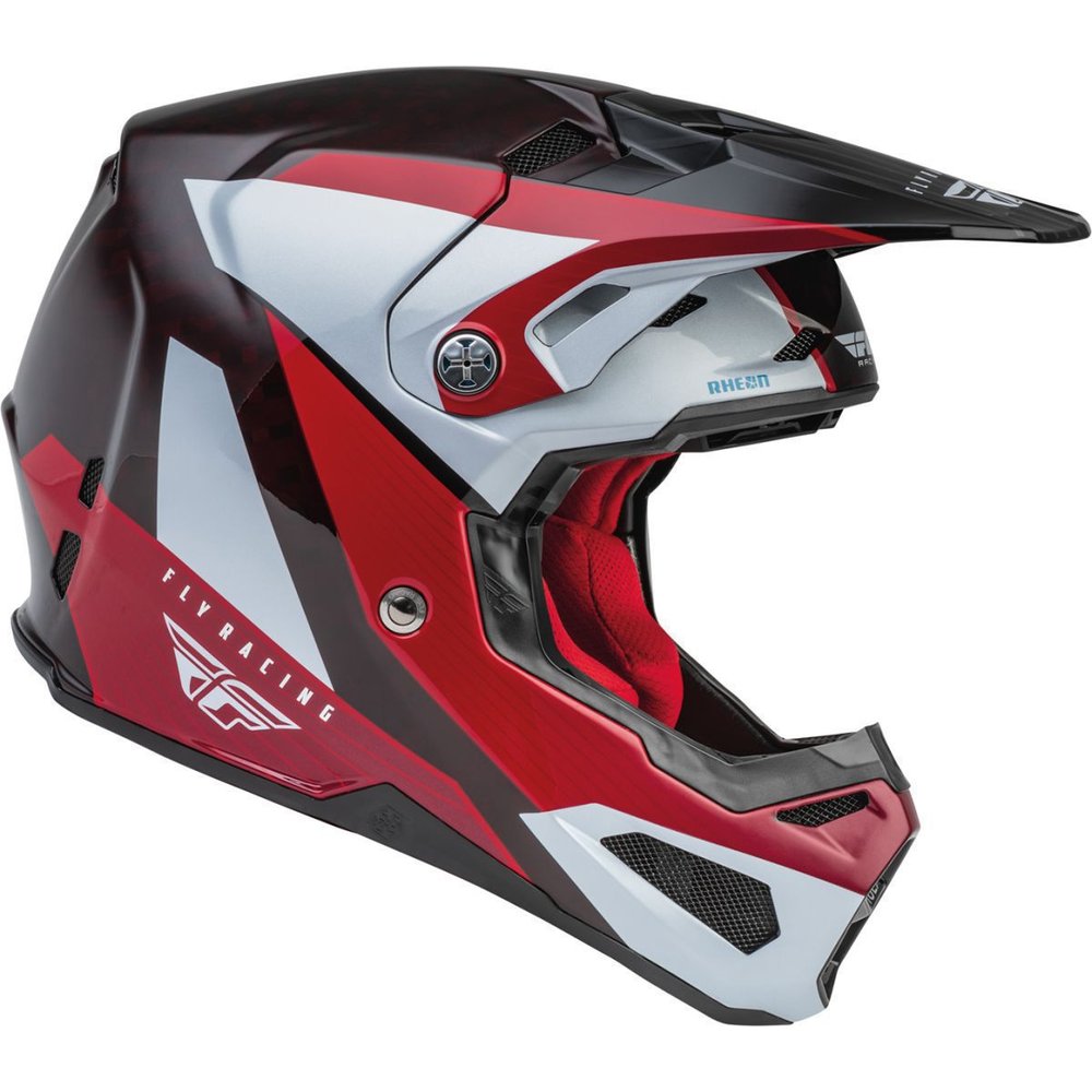 FLY Formula Prime Carbon Motocross Helm rot weiss