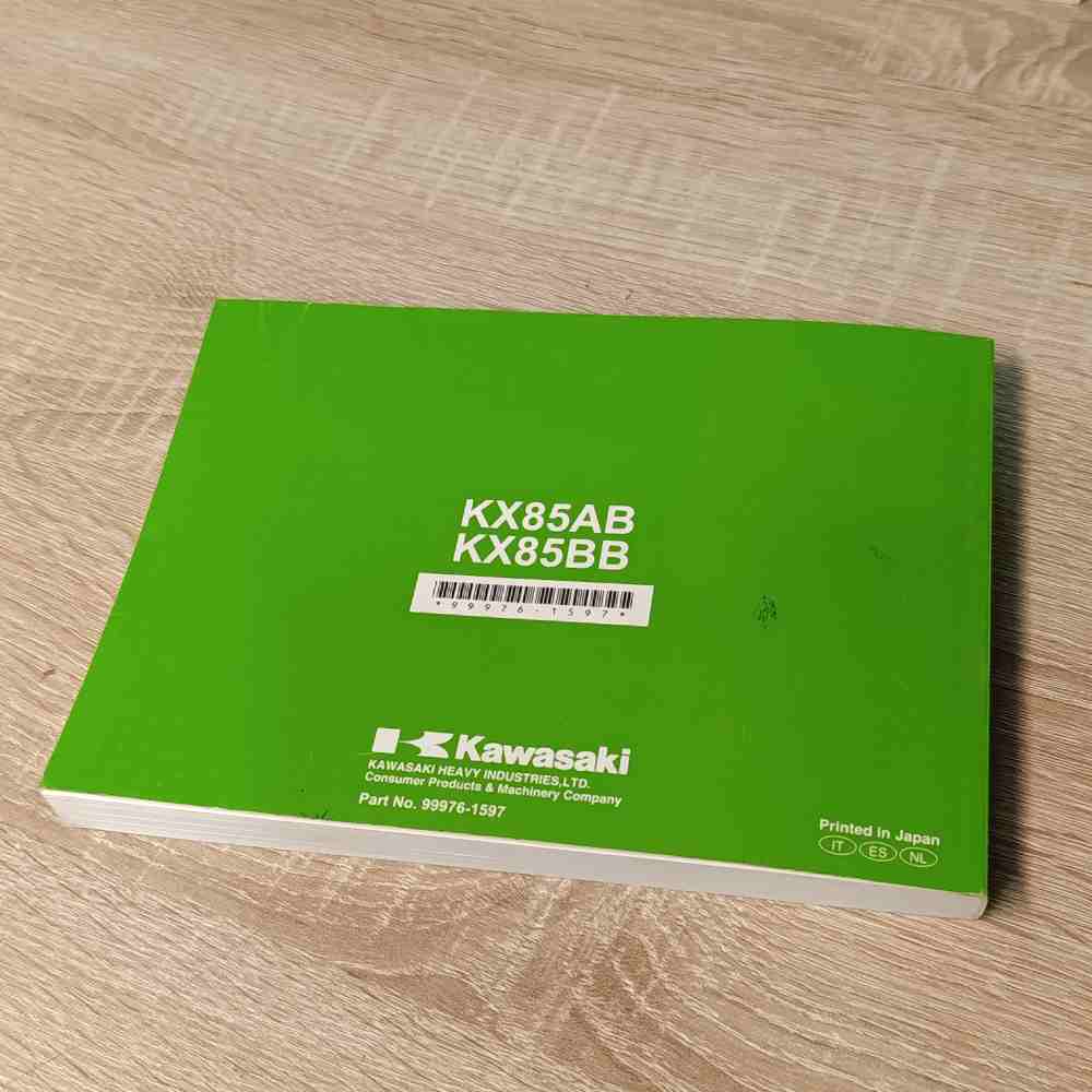 KAWASAKI KX85AB KX85-IIBB 2011 99976-1597 Motorrad-Handbuch gerbaucht