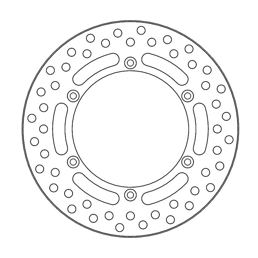 MOTO-MASTER Bremsscheibe Vintage hinten