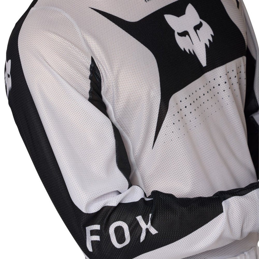 FOX 180 AIR TAPER JERSEY schwarz/weiss