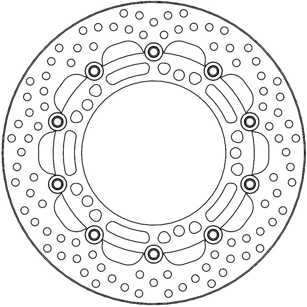 MOTO-MASTER Bremsscheibe Halo vorne