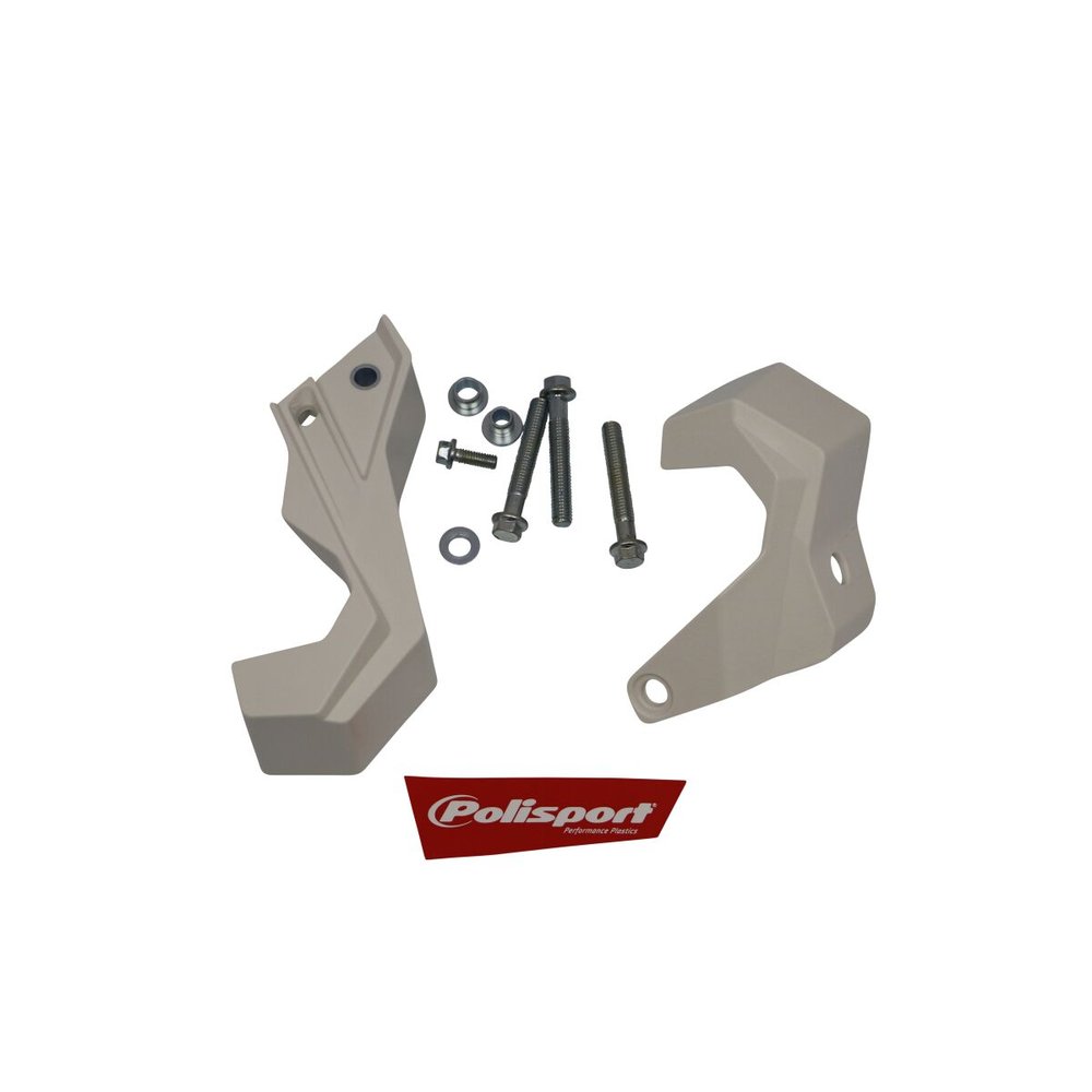 POLISPORT Gabelabdeckungen unten Yamaha YZ YZ-F weiss
