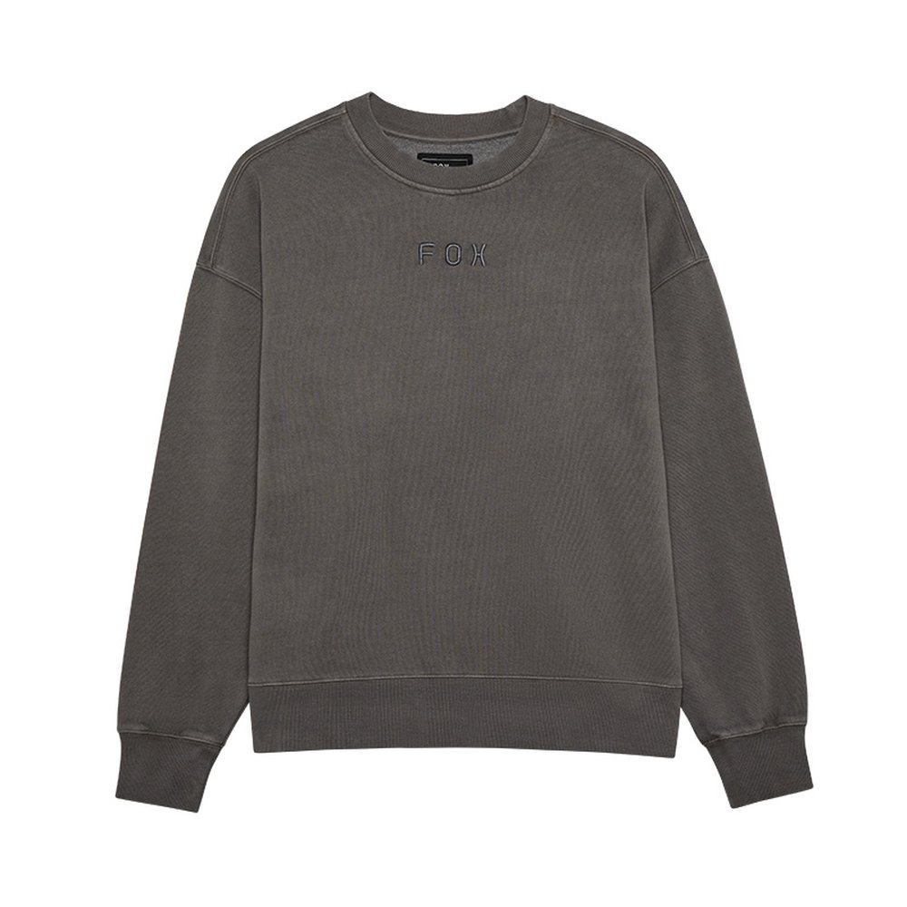 FOX WORDMARK OVERSIZED FLEECE CREW Sweatshirt Pewter
