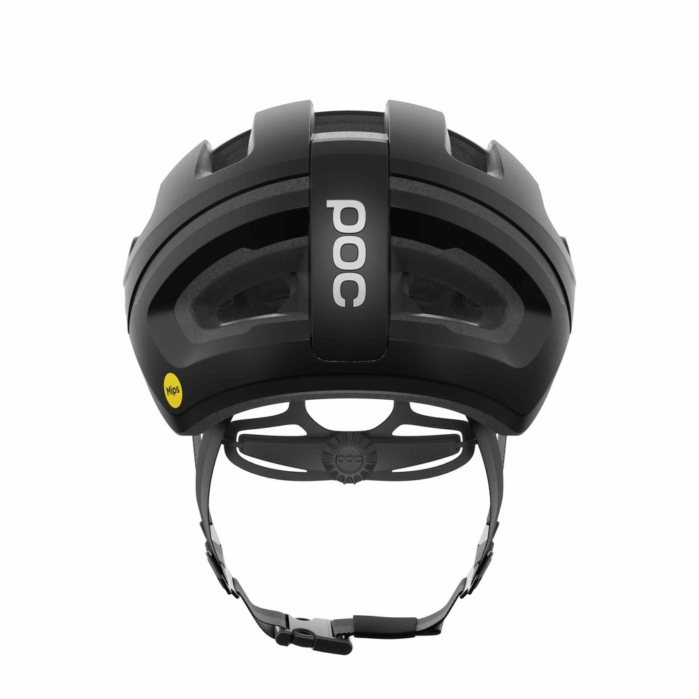 POC Omne Air MIPS Gravel Helm Uranium Black Matt/Hydrogen White w. Logo