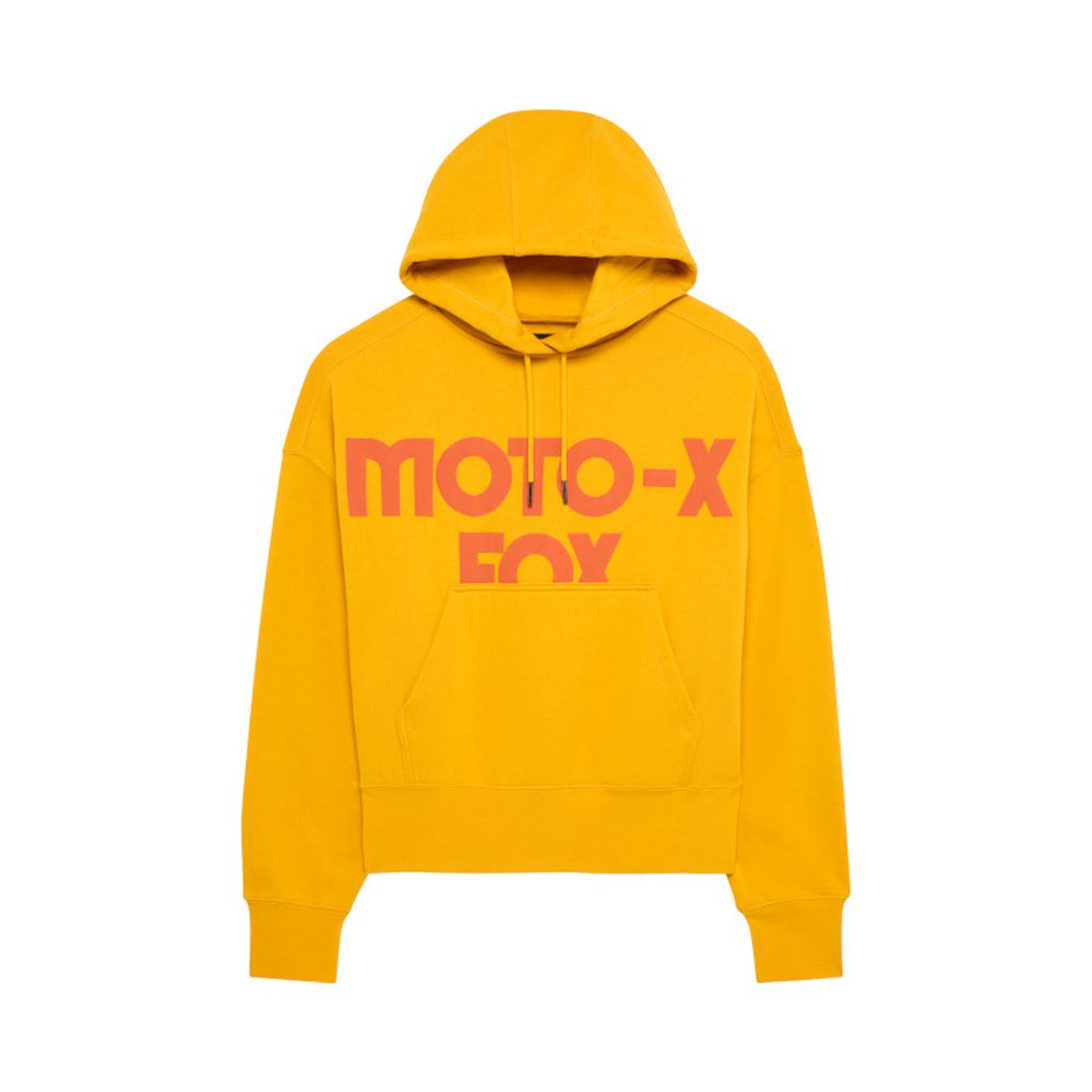 FOX W MOTO-X OVERSIZED FLC PO Hoodie Kapuzen Pullover Mustard