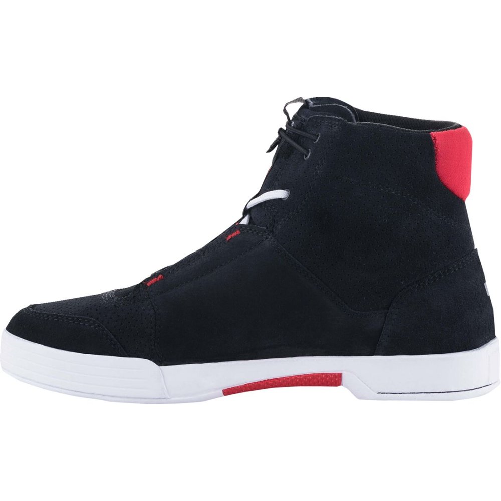 ALPINESTARS Chrome Motorrad Schuhe schwarz weiss rot