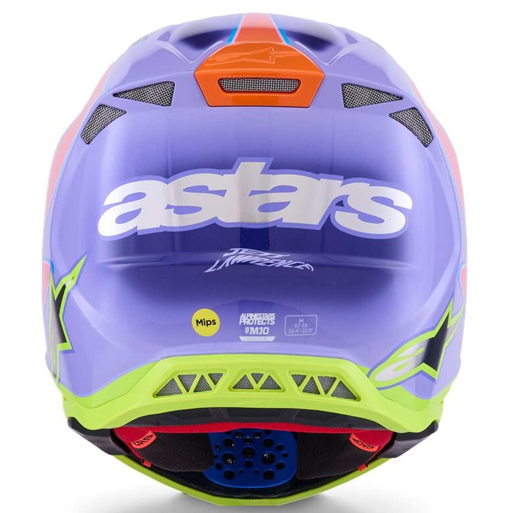 ALPINESTARS Supertech M10 Jett Lawrence Motocross Helm lila/pink