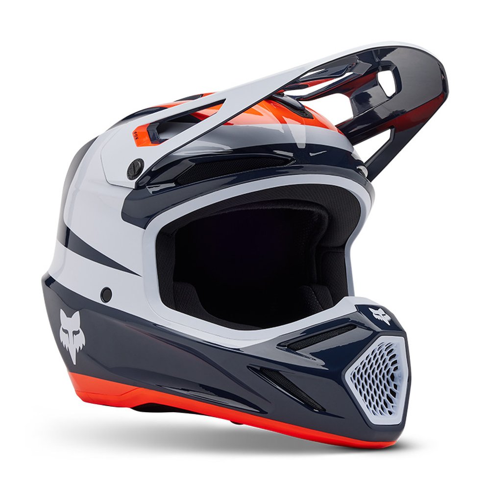 FOX V3 DIVIDER Motocross Helm Midnight