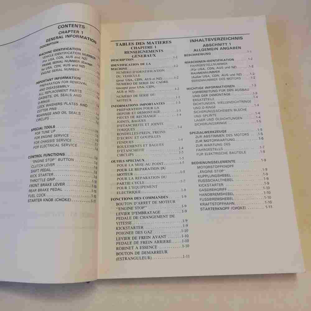 YAMAHA YZ 250 (E)/LC 1993 4EW-28199-80 Motorrad-Handbuch gebraucht