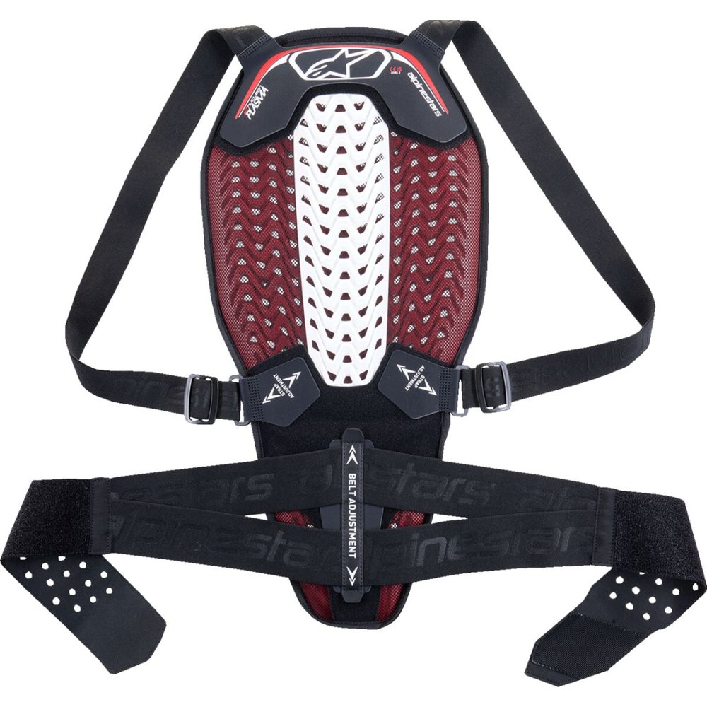 ALPINESTARS Nucleon Plasma Rückenprotektor schwarz weiss rot ALPINESTARS Nucleon Plasma Rückenprotektor schwarz weiss rot