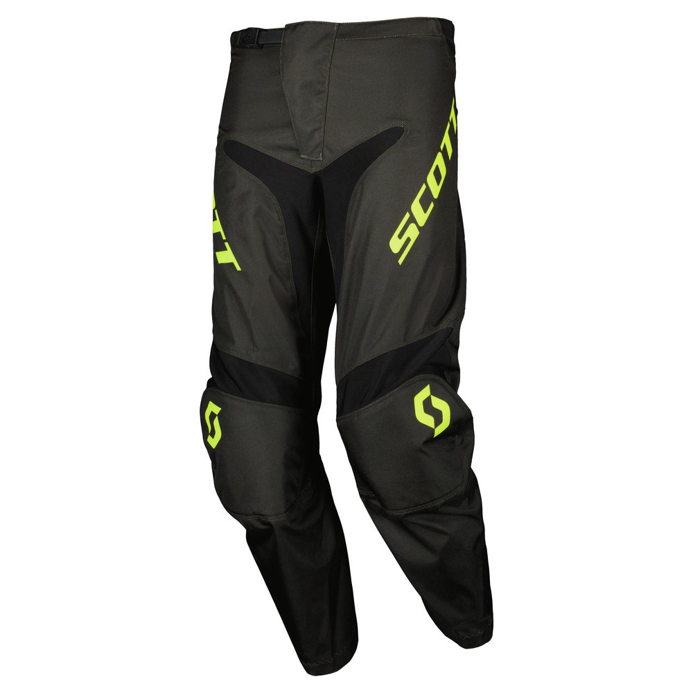 SCOTT Motocross Hose Compete caviar schwarz/safety gelb SCOTT Motocross Hose Compete caviar schwarz/safety gelb