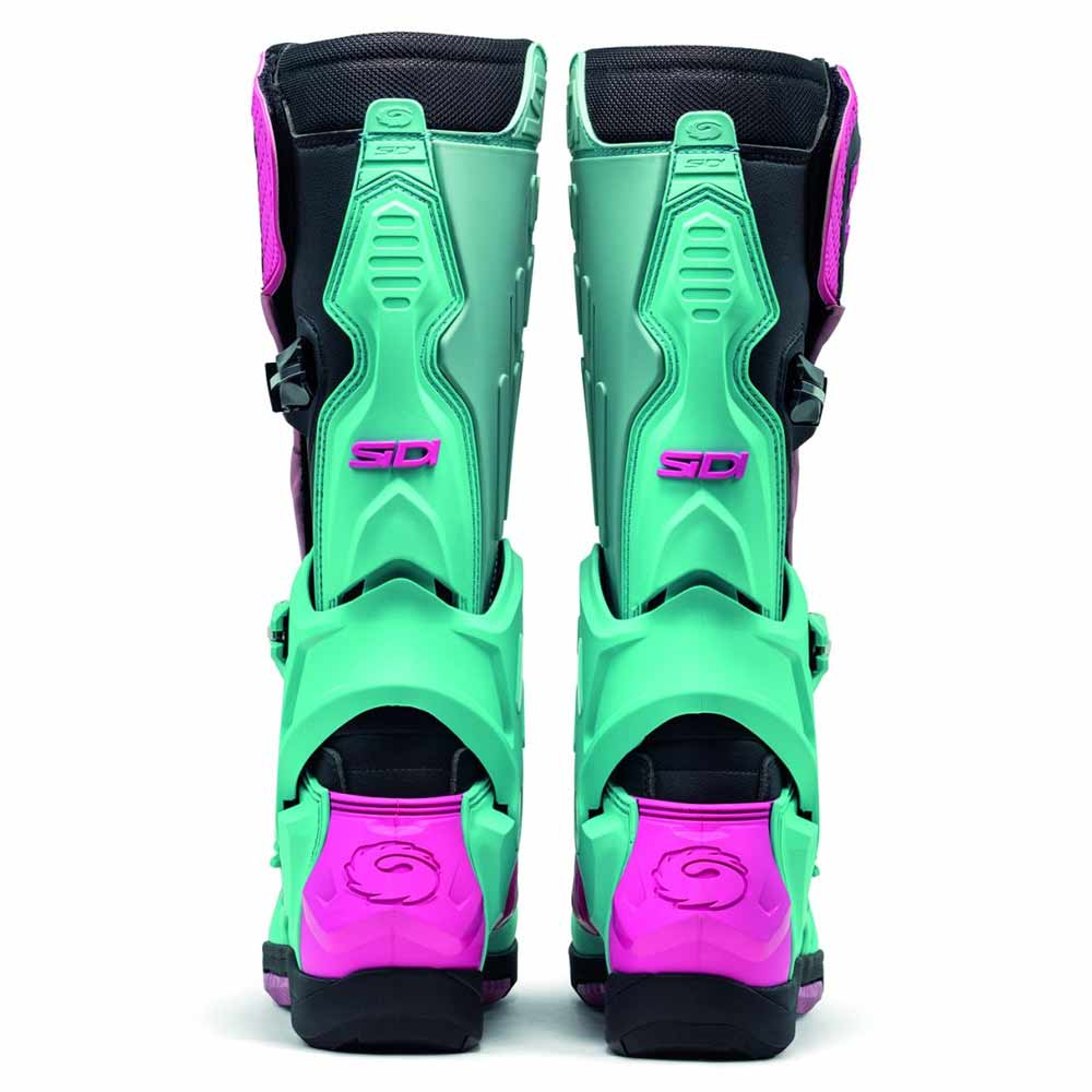 SIDI Crossair Motocross Stiefel mint schwarz pink