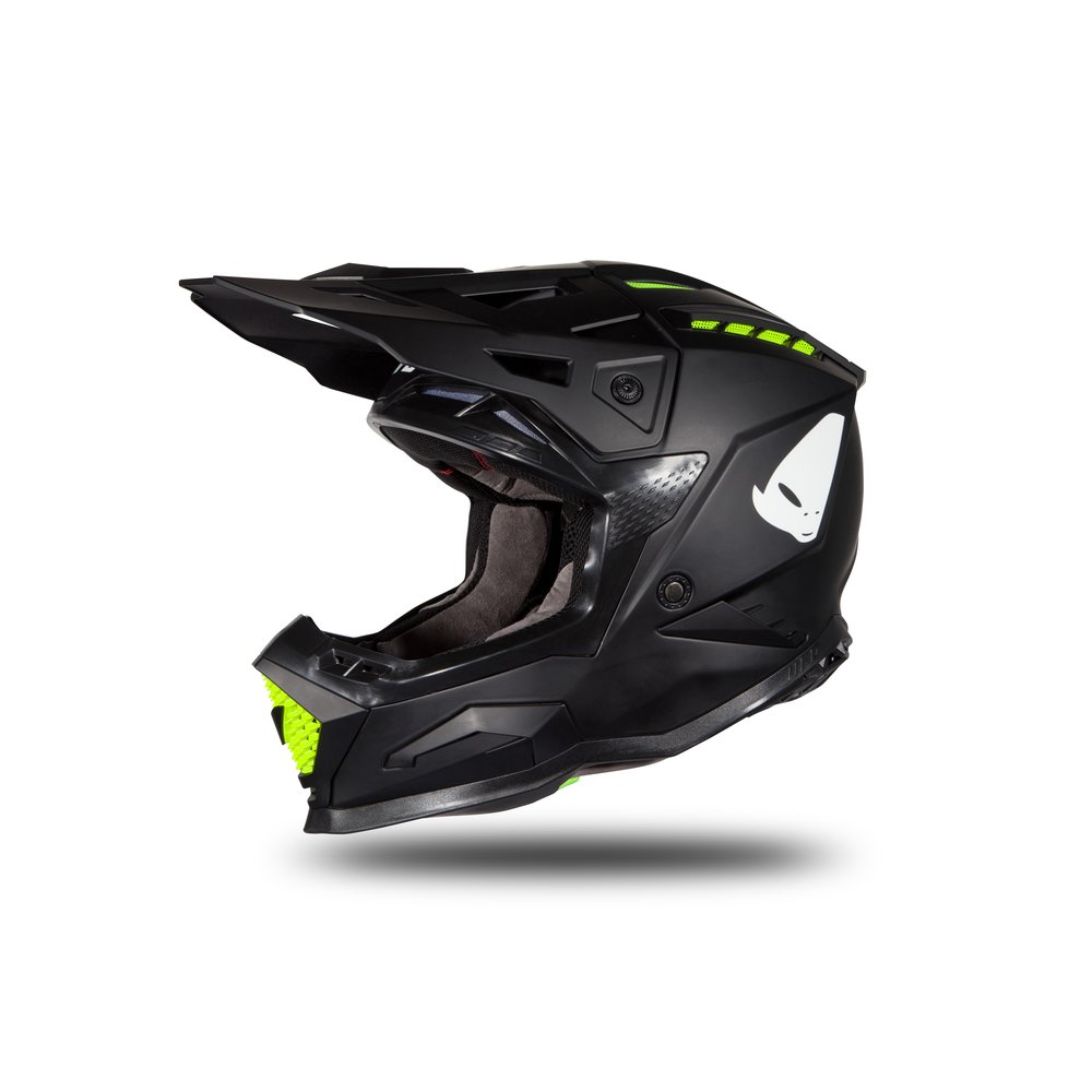UFO Echus Motocross Helm schwarz matt