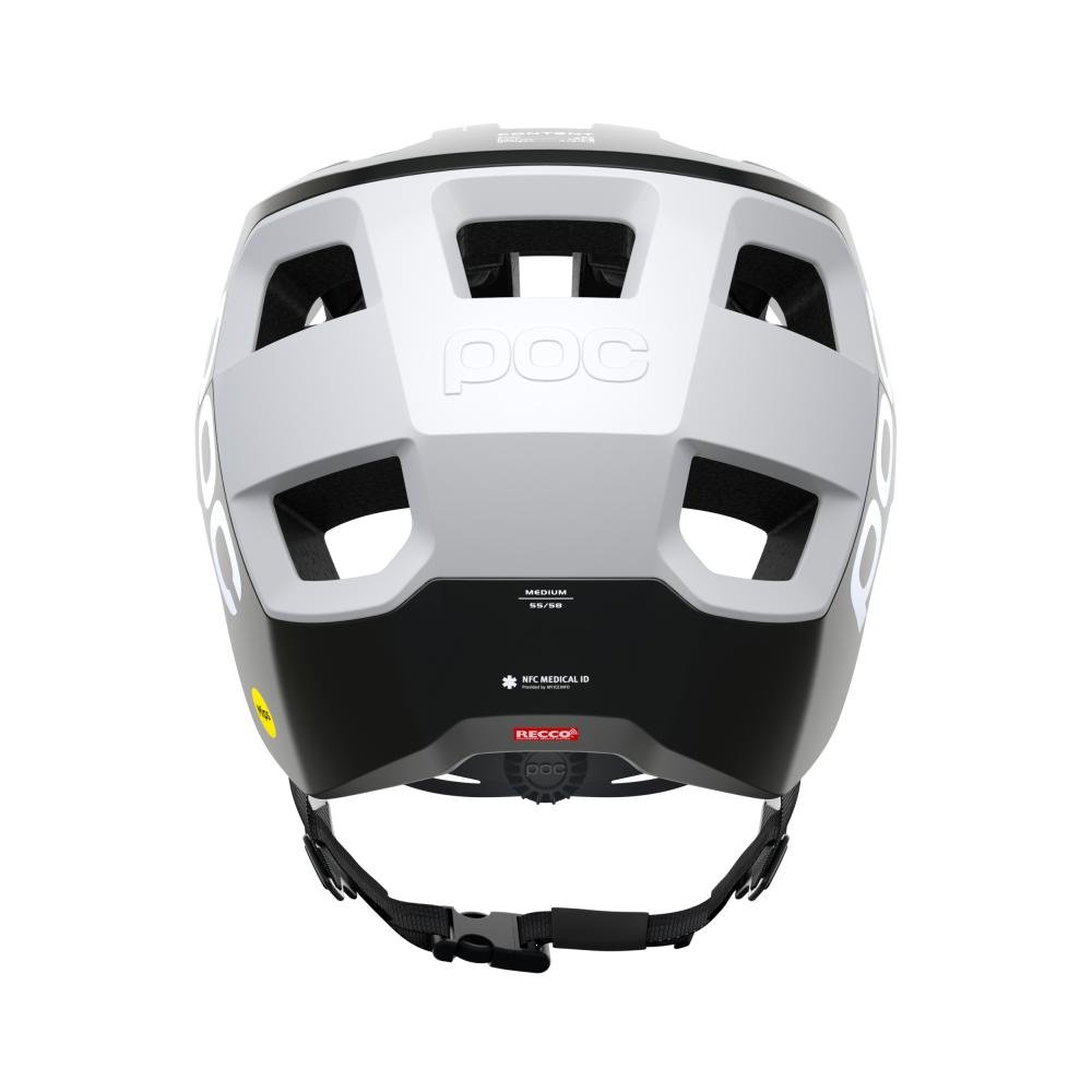POC Kortal Race Mips MTB Helm uranium schwarz matt/weiss