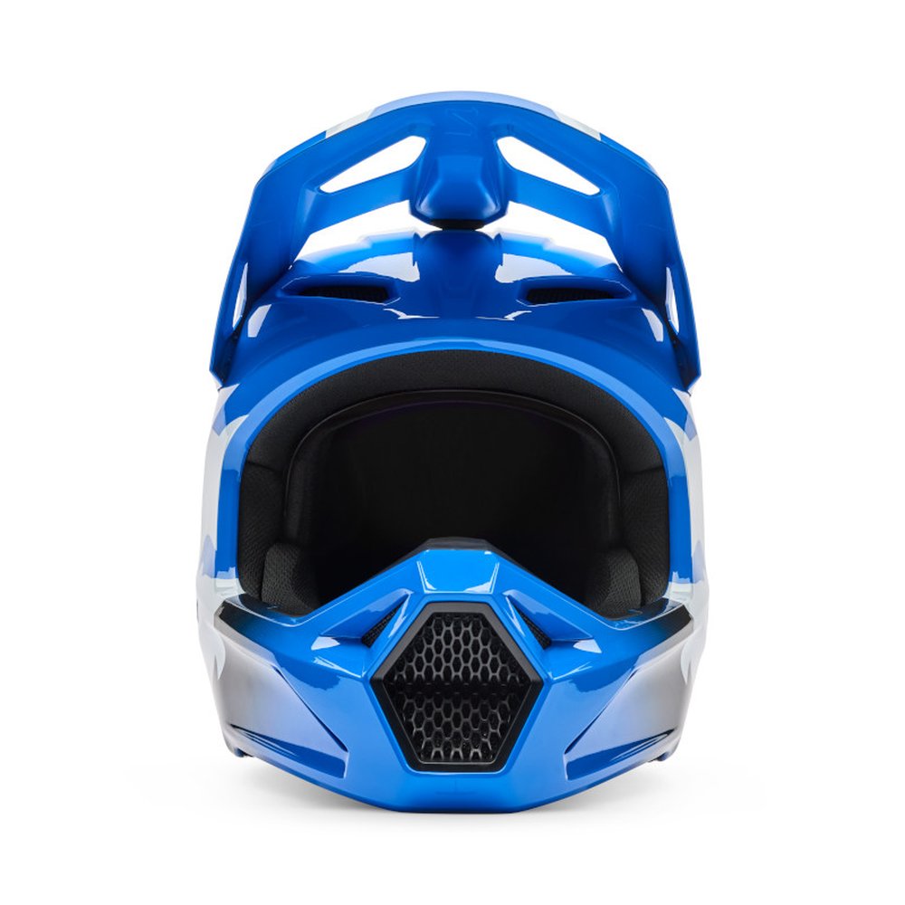 FOX V1 SHIELD Motocross Helm Blau