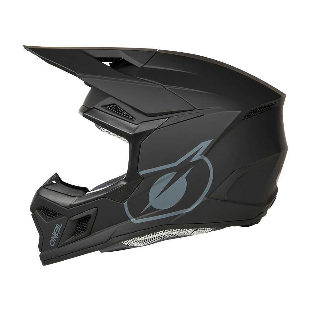 ONEAL 3SRS Solid Motocross Helm schwarz