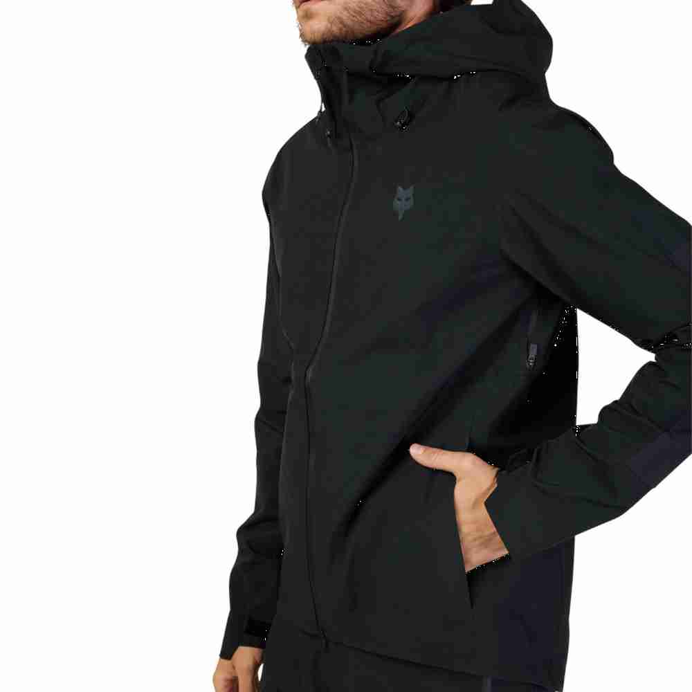 FOX DEFEND 3L WATER JACKET Regenjacke Schwarz