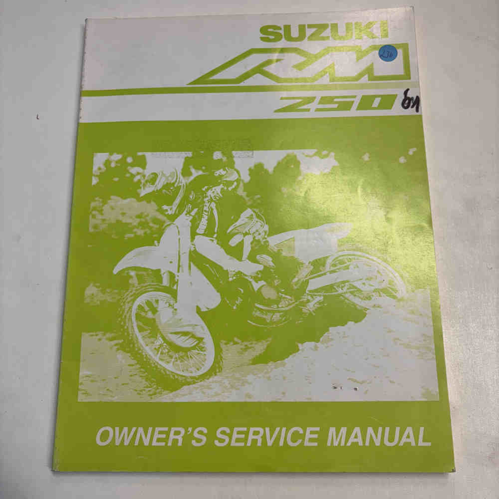 SUZUKI RM 250 2001 99011-37F50-01A Motorrad-Handbuch gebraucht