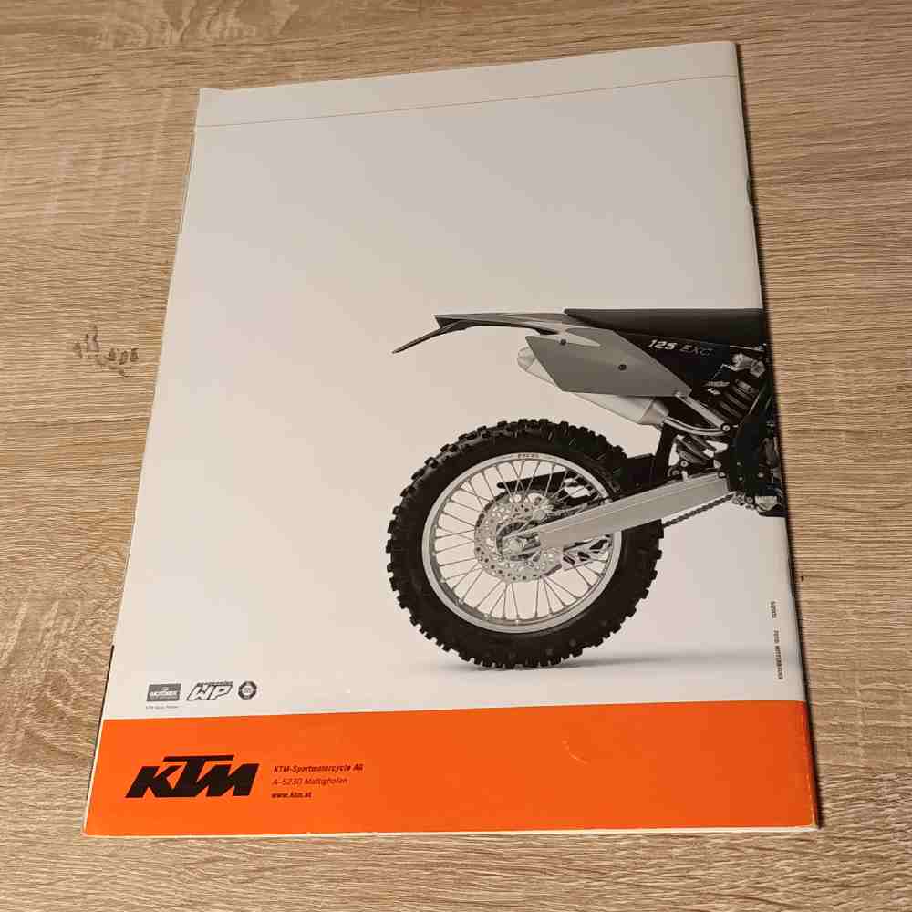 KTM SX/EXC 125 EXC/XC/XC-W 200 SX/EXC/XC/XC_W 250 EXC/XC/XC-W 300 2006 3.211.72ES Motorrad-Handbuch gebraucht