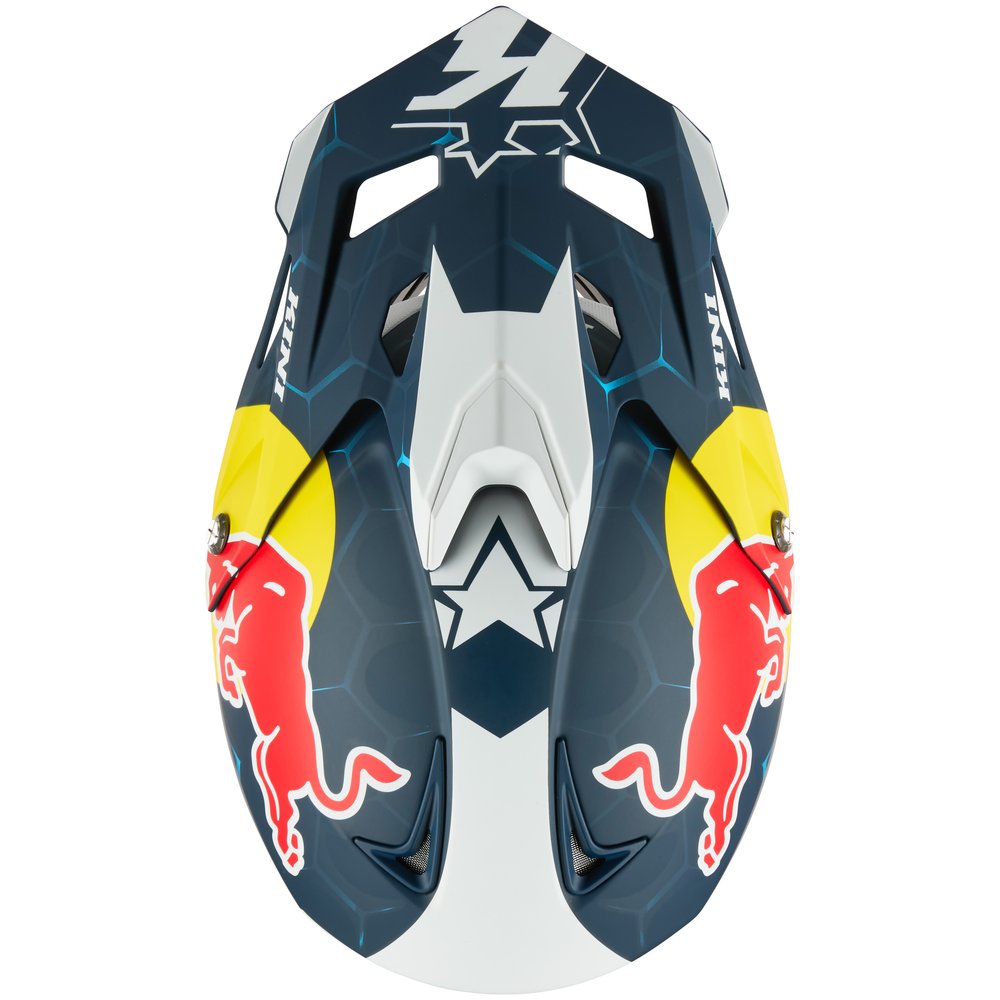 KINI RED BULL MXC1 Motocross Helm 1.0 blau/weiss